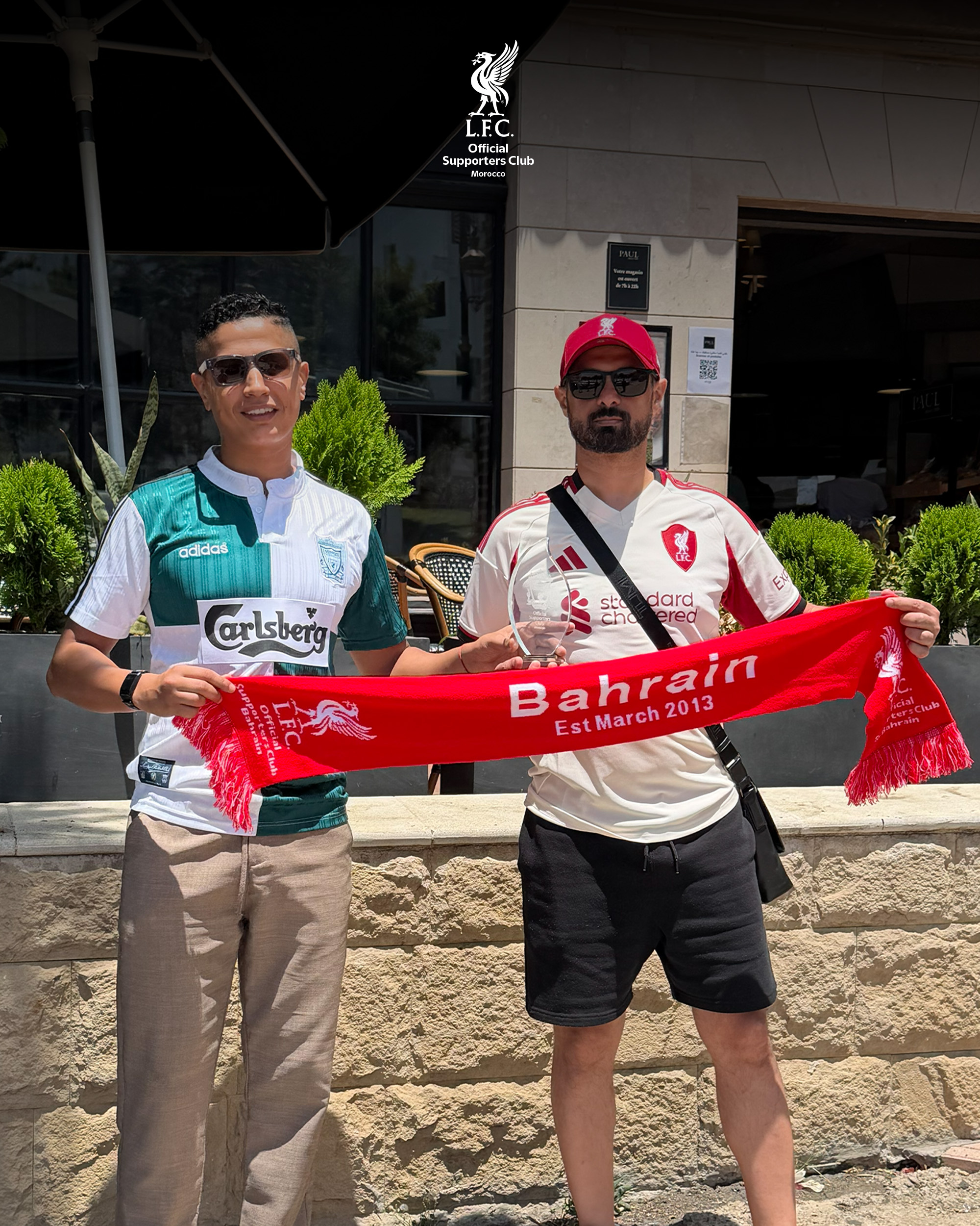 Welcoming OLSC Bahrain Chairman Fahad Alabbasi in Rabat